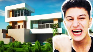 Modern Ev Yapmaya Başladim Minecraft 54