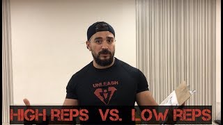 So whats better Low reps or High reps? (my take on it)
