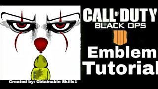 Black Ops 4 Cod Bo4 It Emblems Tutorial