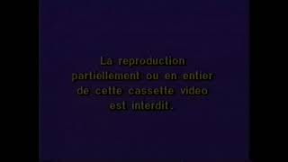 Walt Disney Home Video Warning Screen 1980S-1986 Quebec