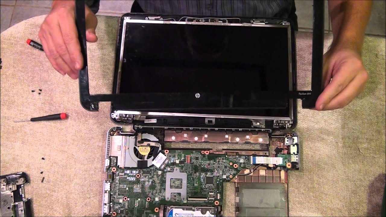 DIY - How to Replace Your Laptop Screen in an HP Pavilion DV6 ...