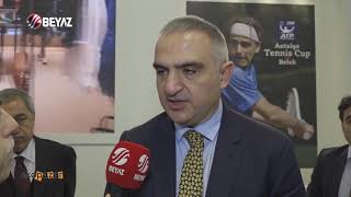 T C Kültürve Turi̇zm Bakani Mehmet Nuri̇ Ersoy Rixos Grubu Yöneti̇m Kurulu Başkani Fettah Tami̇nce Bey
