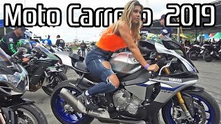 MOTOCARRERO 2019! - AMAZING Superbikes in Brazil, Loud exhausts & BURNOUTS!