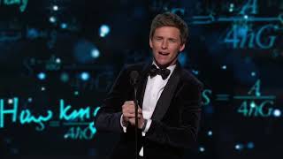 Lucy Hawking, Yuri Milner, Eddie Redmayne Tribute to Stephen Hawking: Breakthrough Prize Ceremony