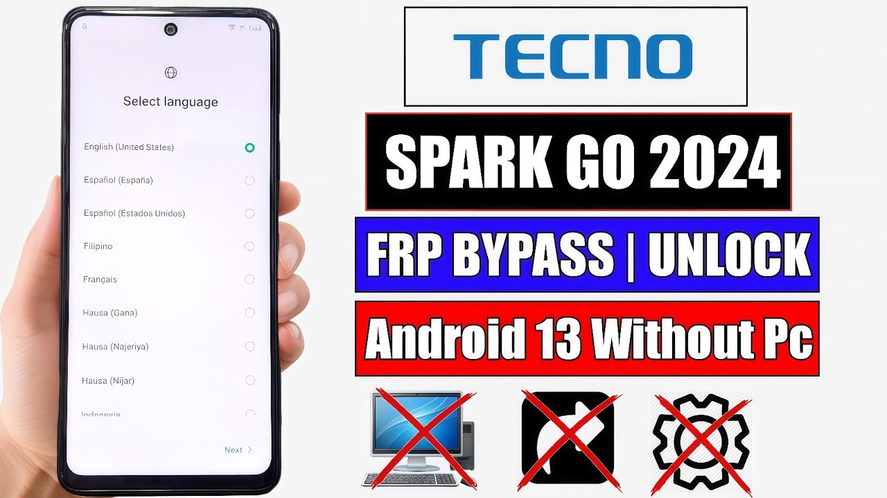 Tecno Spark Go 2024 FRP Bypass 2025 | Tecno (BG6) Google Tecno Spark Go 2024 FRP Bypass 2025 | Tecno (BG6) Google