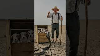Man Dances With A Cobra While Dogs Watch In Awe