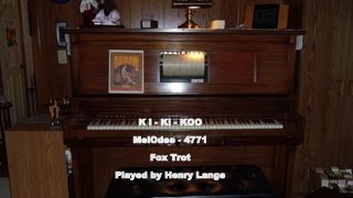 KI - KI - KOO - PLAYER PIANO ROLL
