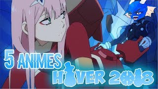 5 ANIMES DE L'HIVER 2018