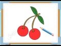 BÉ HỌA SĨ - Thực hành tập vẽ 126: Vẽ quả chery