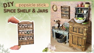 Pots Miniatures Faciles Et Étagère À Bâtonnets De Glace Diy Pour Votre Maison De Poupée