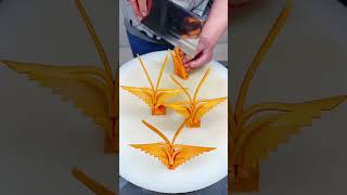Carve Beautiful Erflies Out Of Carrots.