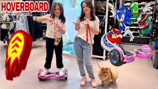 Zeynep Ve Hi̇ranur Hoverboard İle Avm Turu Eyvah Güvenli̇k