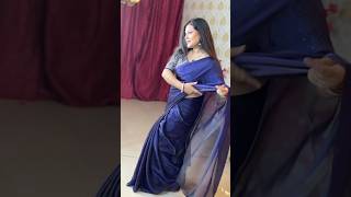 Bengali Look Purple Saree Glamsoft & Elegant Traditional Looktrending Nowfestive Style Trend