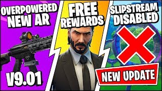 *NEW* Fortnite Update *RIGHT NOW* | NEW TACTICAL ASSAULT RIFLE & FREE REWARDS (Patch Notes v9.01)