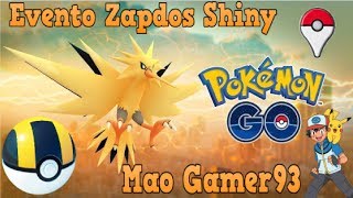 ATRAPANDO ZAPDOS SHINY EN EL EVENTO DE POKEMON GO FEAT SEBAS CHULO