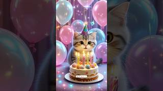 Happy Birthday Kitten, I Hope You Like The Cake