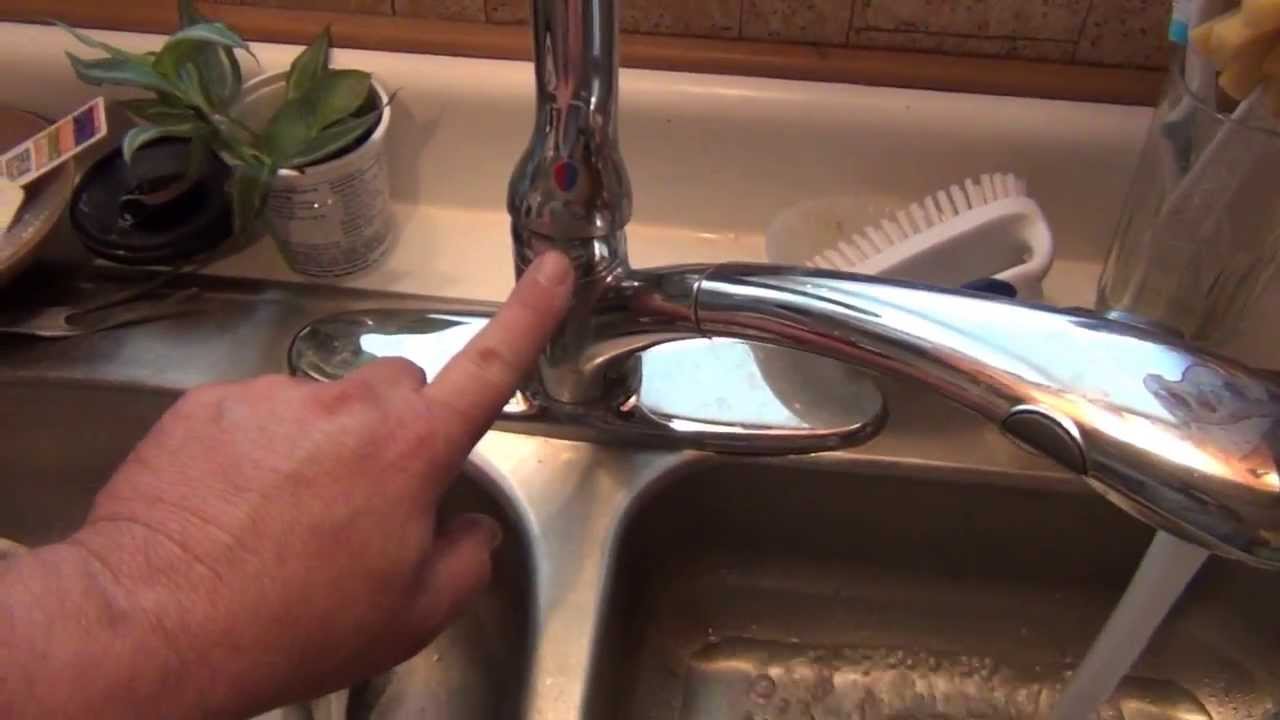 kitchen sink leaking rrom handle base