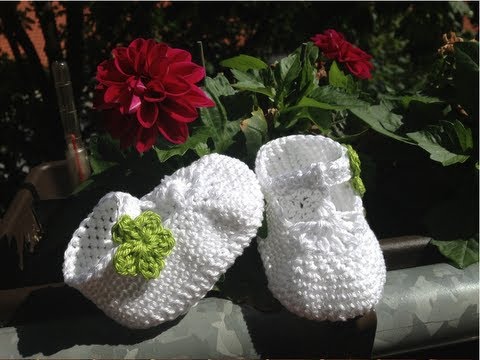 Crochet Baby Shoes with Straps - Sandals for Newborns - Part 3 - Shoe ...