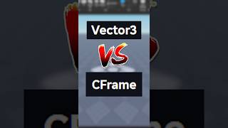 Vector3 Vs Cframe - Whats The Difference? Roblox Studio