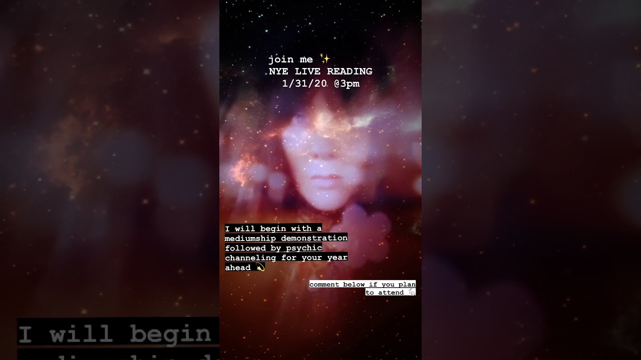 NYE LIVE READING- mediumship & psychic for the New Year 2021 ~