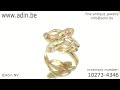Victorian gold double serpent ring snake ring set with old mine cut diamonds (10273-4346)