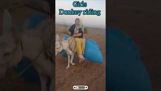 Girls Donkey Riding