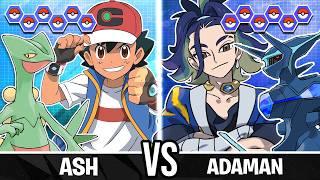 Ash Vs Adaman - Pokemon Battle
