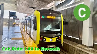 La Metro C Line Cab Ride Lax Metro Transit Center To Norwalk
