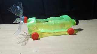How to make a rubber band powered car ( Air car ) Do at home || Diy toy