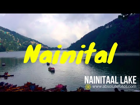 Nainital lake Time Lapse (4K 60fps) | 5.1 Channel Sound | Boating | Cloudy Sky | Hill Station