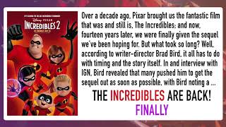 Incredibles are Back! 15 Years Later / Celebrity Life News