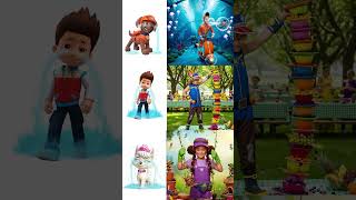 Paw Patrol Rescue World Marshall, Rubble, Chase, Zuma, Rocky And Skye & Ryder