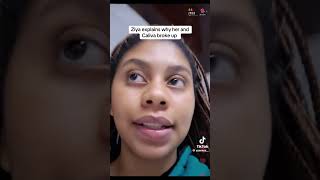 Ziya Explains Why She Left Her 2 Months Old Relationship Caliva.please Like And Subscribe.