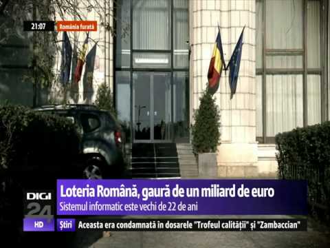 ROMÂNIA FURATĂ:Loteria Română, tun de 12 milioane de dolari