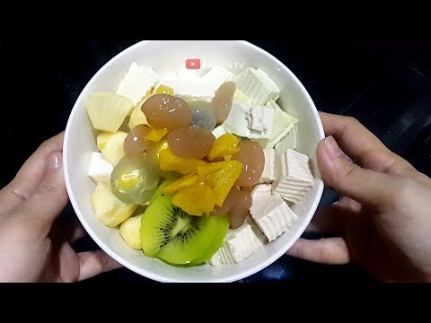Cách làm chè khúc bạch trái cây