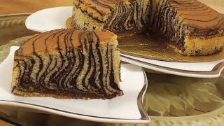 Zebra piroqu | Asan və dadlı piroq resepti.Zebra kek tarifi
