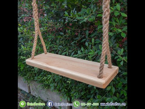 แนะนำการผูกเชือกแขวนชิงช้าให้สวยง่ายๆ สไตล์ วินัยเฟอร์นิเจอร์