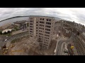 Tayside House, the final days of the Demolition,Dundee.Scotland