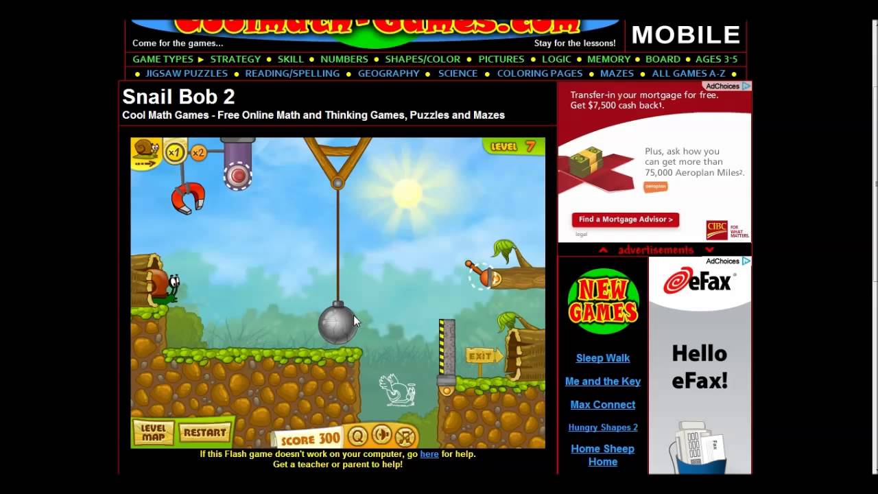Cool Math Games Snail Bob 2 Jobs Online