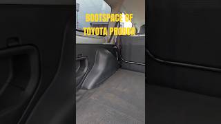 Toyota Probox Spacious Bootspace