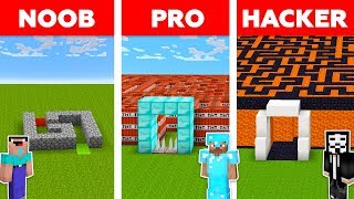 Minecraft NOOB vs PRO vs HACKER : SECRET MAZE TO FAMILY CHALLENGE in minecraft / Animation