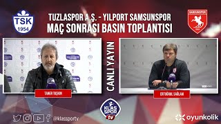 Tuzlaspor - Samsunspor Basın Toplantısı ᴴᴰ Canli