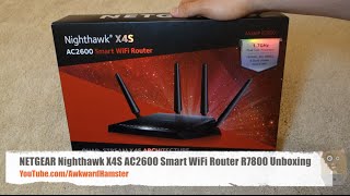 NETGEAR Nighthawk X4S AC2600 Smart WiFi Router R7800 Unboxing