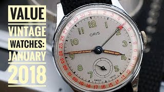 Best Value Vintage Watches: January 2018