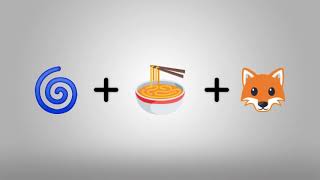Can you see Naruto Anime characters through emoji only!?!