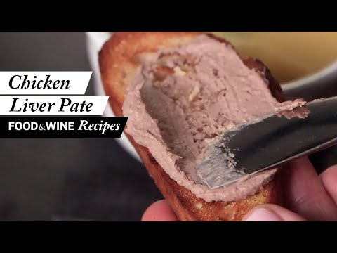 VIDEO : how to make chicken liver pate | recipe | food & wine - thisthisrecipeforthisthisrecipeforchicken liver patemakes more than enough for eight; any extra will come in handy as a ready-made snack. subscribe ...
