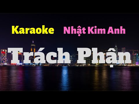 Karaoke Trách Phận - Nhật Kim Anh