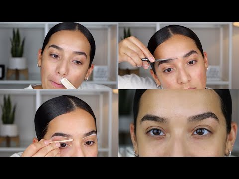 How I Wax My Eyebrows & Upper Lip At Home 2020 | AMAZON WAX WARMER & SUPPLIES | Satin Smooth Wax - YouTube
