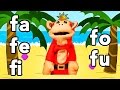 Sílabas fa fe fi fo fu - El Mono Sílabo - Videos Infantiles - Educación para Niños #