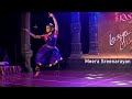 Indian Traditional Fusion Bharatanatyam Stage Dance I S Media I Meera Sreenarayan